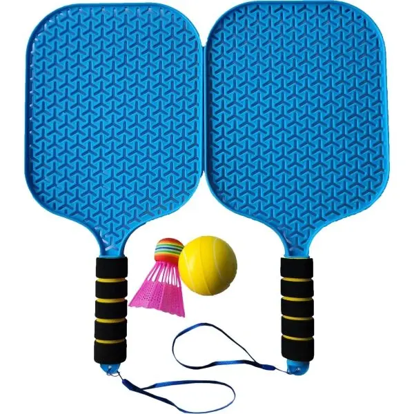 ADAR ADAR SET OF RACKETS WITH BALL AND SHUTTLECOCK Ракети с топче и перце, синьо, размер