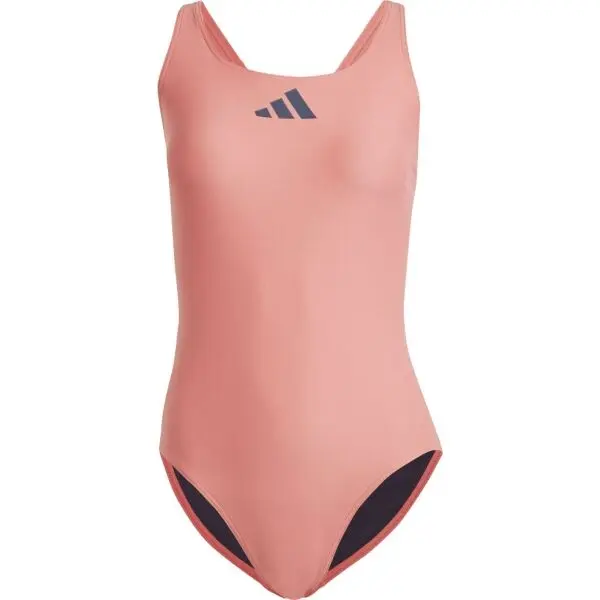 Adidas adidas 3 BARS SUIT Дамски бански, розово, размер