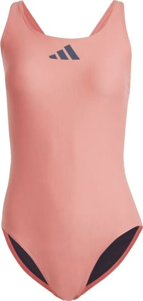 adidas adidas 3 BARS SUIT Дамски бански, розово, размер