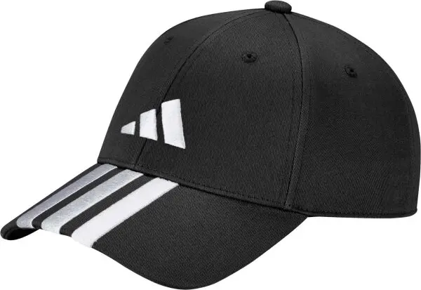 adidas adidas 3-STRIPES BASEBALL CAP Шапка с козирка, черно, размер
