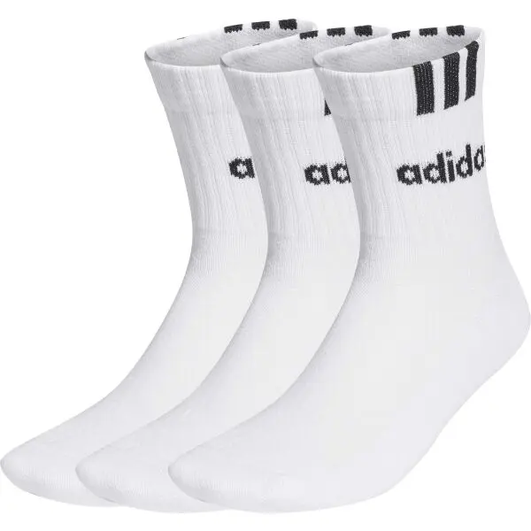 adidas adidas 3-STRIPES LINEAR 3P Чорапи, бяло, размер