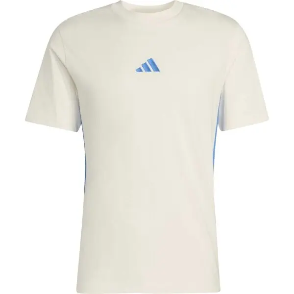 adidas adidas 3-STRIPES SJ TEE Мъжка тениска, бежово, размер