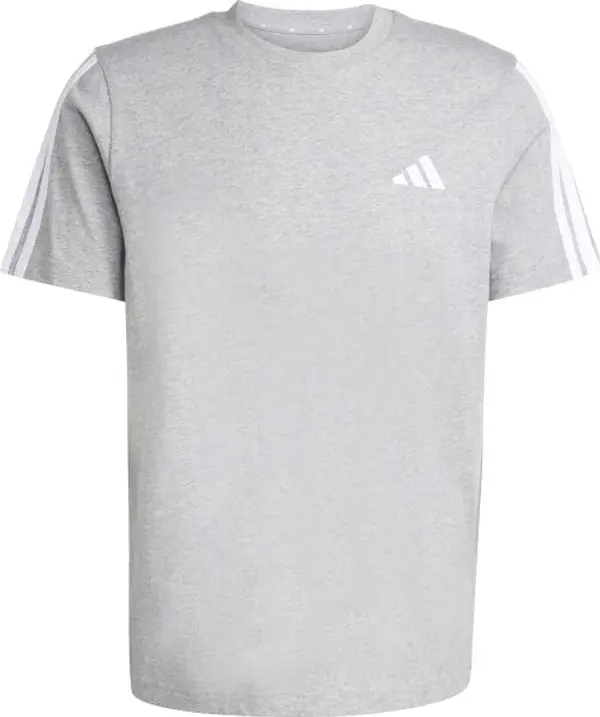 adidas adidas 3-STRIPES SJ TEE Мъжка тениска, сиво, размер XXXL