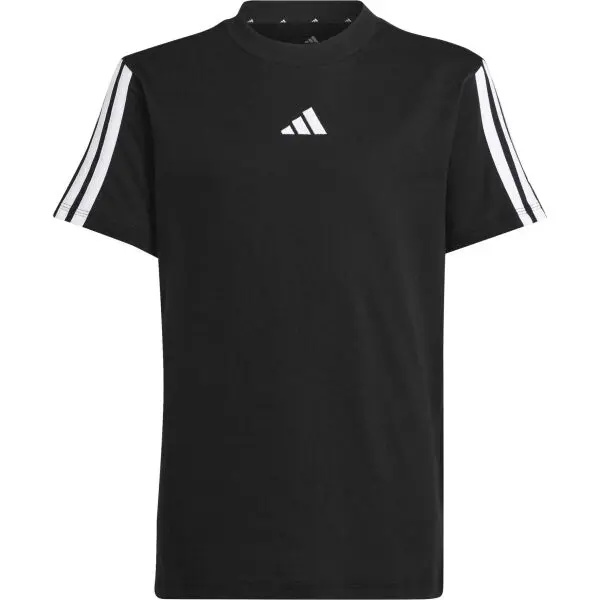 adidas adidas 3 STRIPES TEE 160 J Детска тениска, черно, размер
