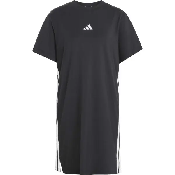 Adidas adidas 3-STRIPES TEE DRESS W Дамска рокля, черно, размер
