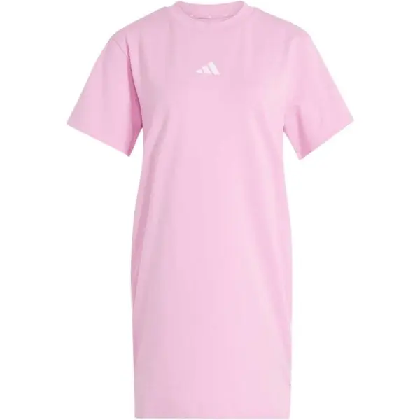 Adidas adidas 3-STRIPES TEE DRESS W Дамска рокля, розово, размер