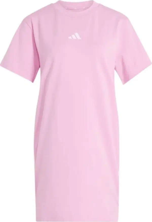 adidas adidas 3-STRIPES TEE DRESS W Дамска рокля, розово, размер