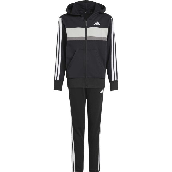 adidas adidas 3 STRIPES TIBERIO Спортен екип за момчета, черно, размер