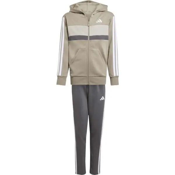 adidas adidas 3 STRIPES TIBERIO Спортен екип за момчета, тъмносиво, размер