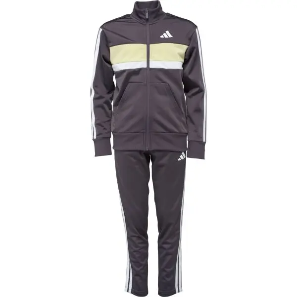 adidas adidas 3 STRIPES TIBERIO Спортен екип за момчета, тъмносиво, размер