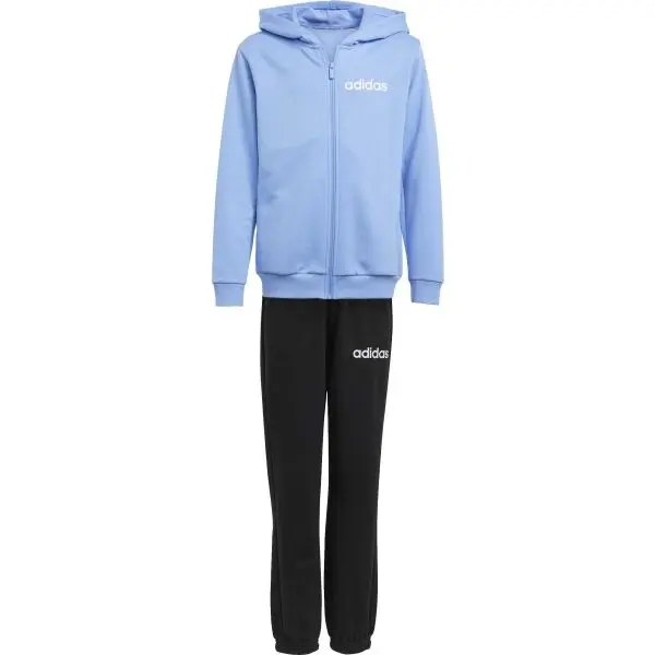 Adidas adidas 3 STRIPES TRACKSUIT Детски спортен екип, черно, размер