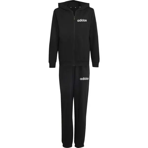 Adidas adidas 3 STRIPES TRACKSUIT Детски спортен екип, черно, размер