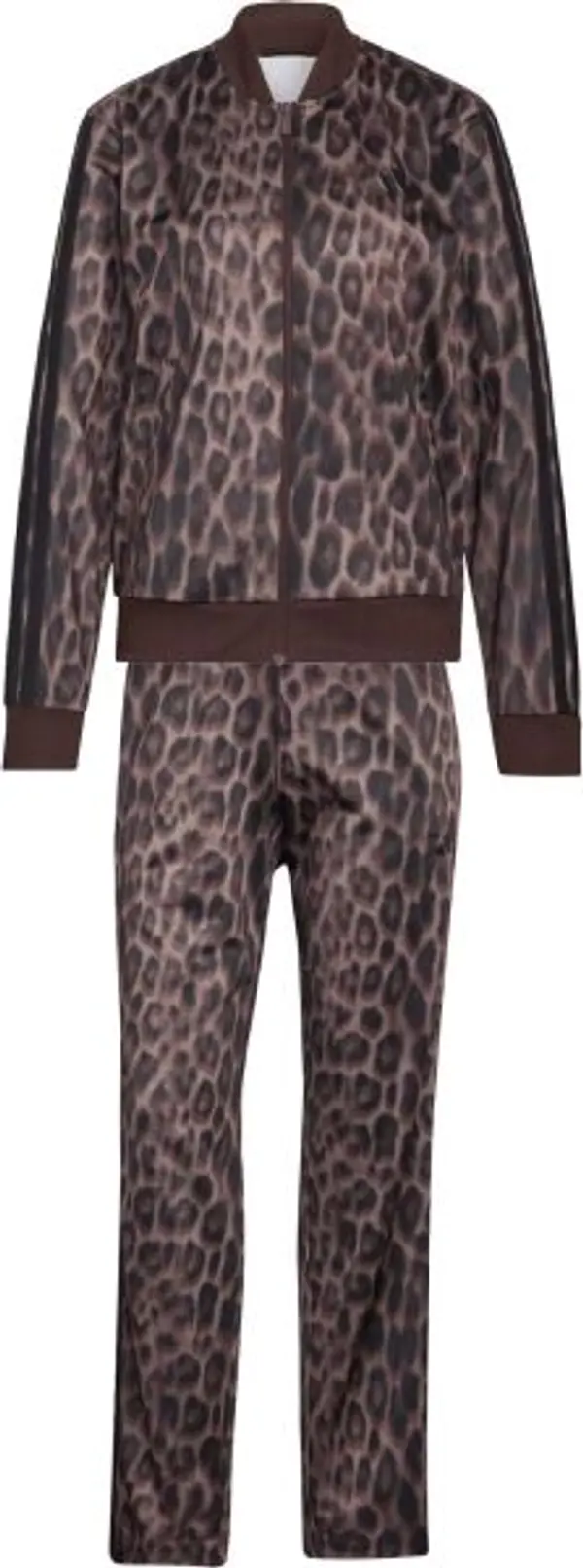 adidas adidas 3-STRIPES TRAINING TS FULL W Дамски анцуг, кафяво, размер