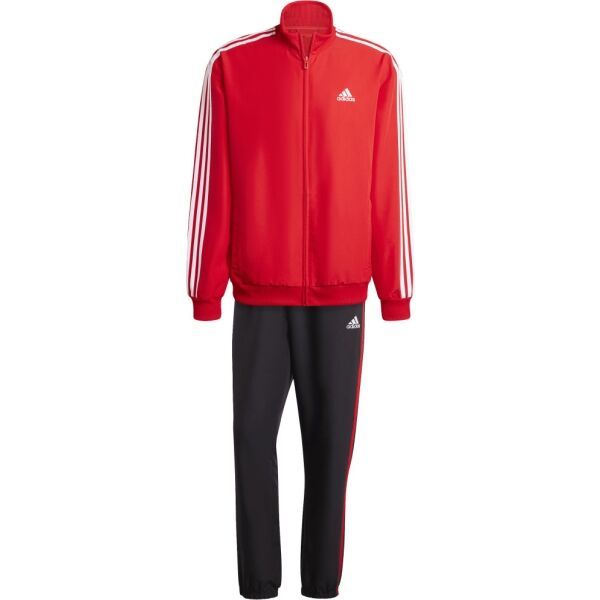 adidas adidas 3-STRIPES WOVEN TRACKSUIT Мъжки комплект, червено, размер