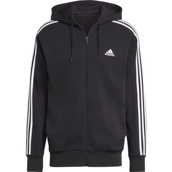 adidas adidas 3S FT FZ HD Мъжки суитшърт, черно, размер