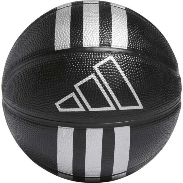 adidas adidas 3S RUBBER MINI Мини баскетболна топка, черно, размер