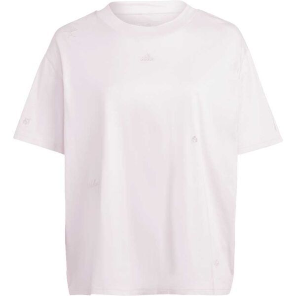 adidas adidas BLUV Q1 BF T INC Дамска тениска в plus size, розово, размер 3x