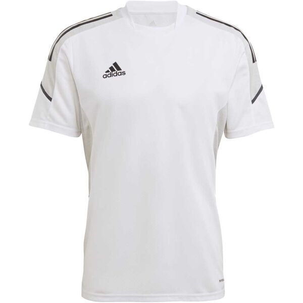adidas adidas CONDIVO21 TRAINING JERSEY Мъжка футболна фланелка, бяло, размер S