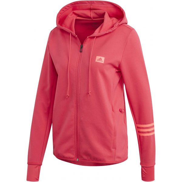 adidas adidas DESIGNED TO MOVE MOTION FULLZIP HOODIE Дамско горнище, розово, размер XS