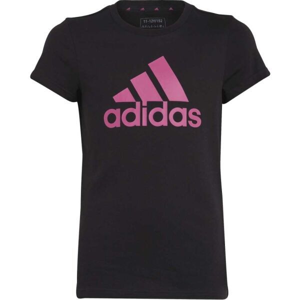 adidas adidas ESS BL T Тениска за момичета, черно, размер 140