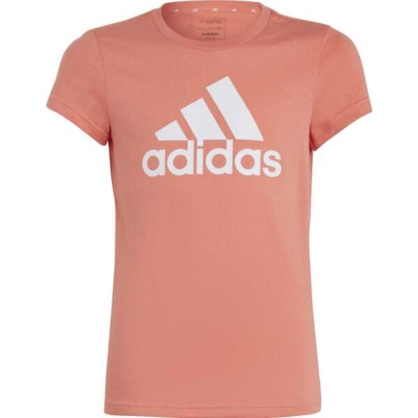 adidas adidas ESS BL T Тениска за момичета, оранжево, размер 128