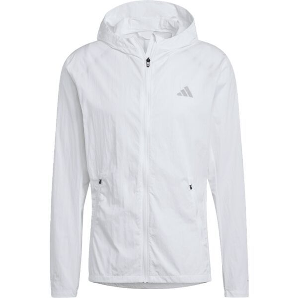 adidas adidas MARATHON JACKET Мъжко яке за бягане, бяло, размер 2XL