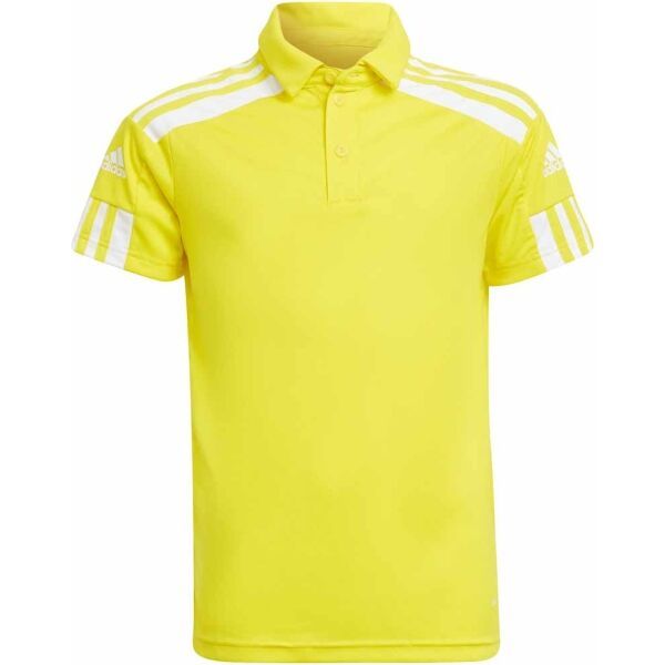 adidas adidas SQ21 POLO Y Юношеска тениска с яка, жълто, размер 152