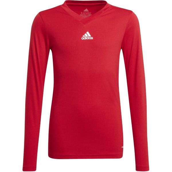 adidas adidas TEAM BASE TEE Y Юношеска тениска за футбол, червено, размер 152