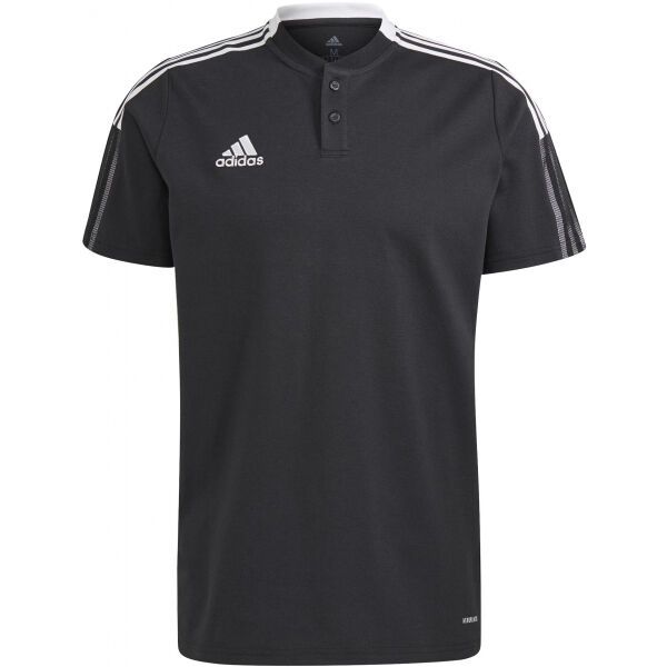 adidas adidas TIRO21 POLO Мъжка футболна тениска, черно, размер XS