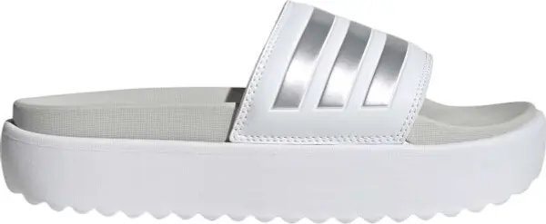 adidas adidas ADILETTE PLATFORM Дамски джапанки, бяло, размер 40.5