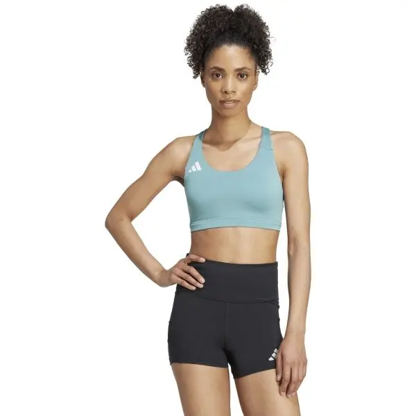 adidas adidas ADIZERO ESSENTIALS RUN MEDIUM-SUPPORT BRA Дамско  спортно бюстие, тюркоазено, размер S C-D