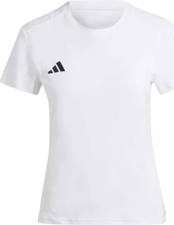 adidas adidas ADIZERO ESSENTIALS TEE Дамска тениска за бягане, бяло, размер