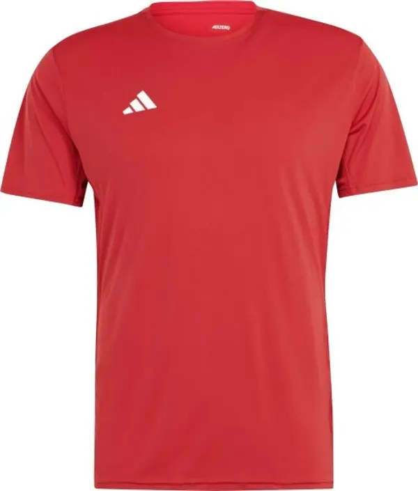 adidas adidas ADIZERO ESSENTIALS TEE Мъжка тениска за бягане, червено, размер XXS