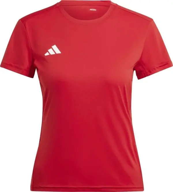 adidas adidas ADIZERO ESSENTIALS TEE W Дамската тениска за бягане, червено, размер