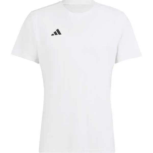 adidas adidas ADIZERO TEE M Мъжка спортна тениска, бяло, размер