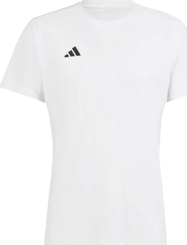 adidas adidas ADIZERO TEE M Мъжка спортна тениска, бяло, размер