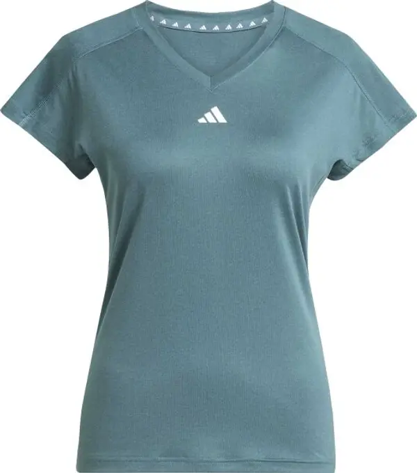 adidas adidas AEROREADY TRAIN ESSENTIALS MINIMAL T-SHIRT Дамска спортна тениска, зелено, размер