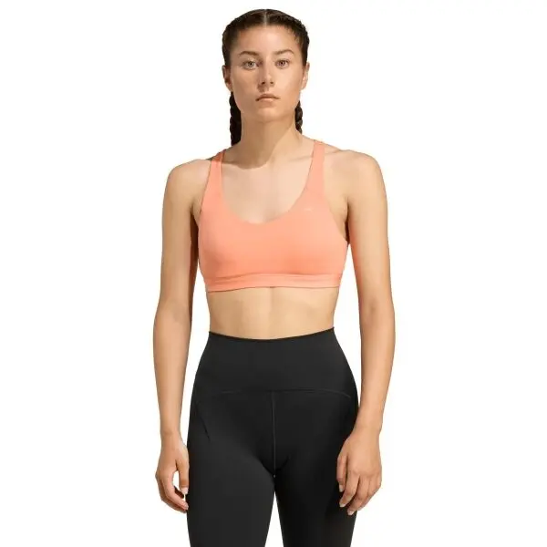 Adidas adidas ALL ME ESS MS Дамско  спортно бюстие, оранжево, размер