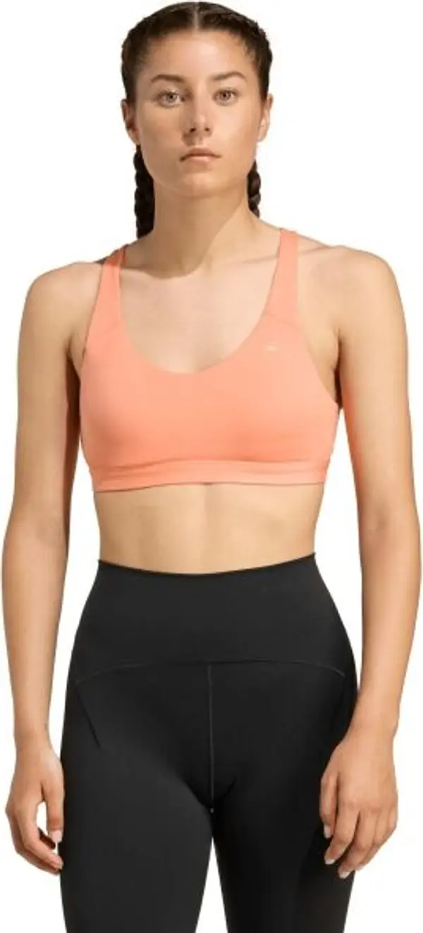 adidas adidas ALL ME ESS MS Дамско  спортно бюстие, оранжево, размер