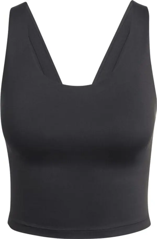 adidas adidas ALL ME TANK Дамски потник с подпора, черно, размер