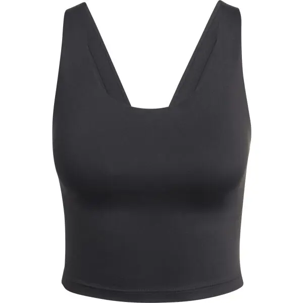 adidas adidas ALL ME TANK Дамски потник с подпора, черно, размер