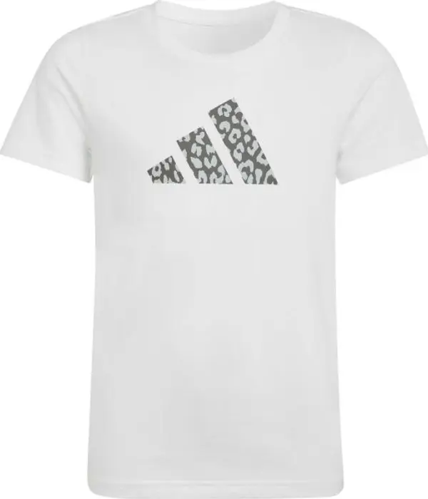 adidas adidas ANIMAL TEE Тениска за момичета, бяло, размер