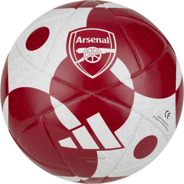 adidas adidas ARSENAL FC MINI HOME Мини футболна топка, червено, размер