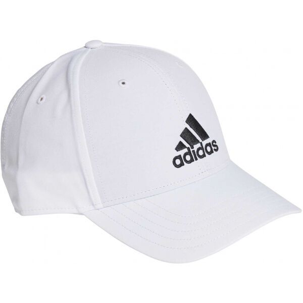 adidas adidas BBALL CAP LT EMB Мъжка шапка с козирка, бяло, размер