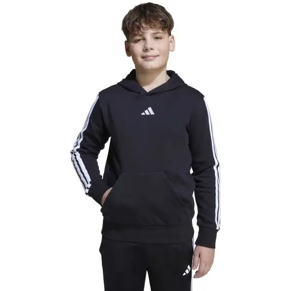 Adidas adidas BIG LOGO ESSENTIALS COTTON Детски суитшърт, черно, размер