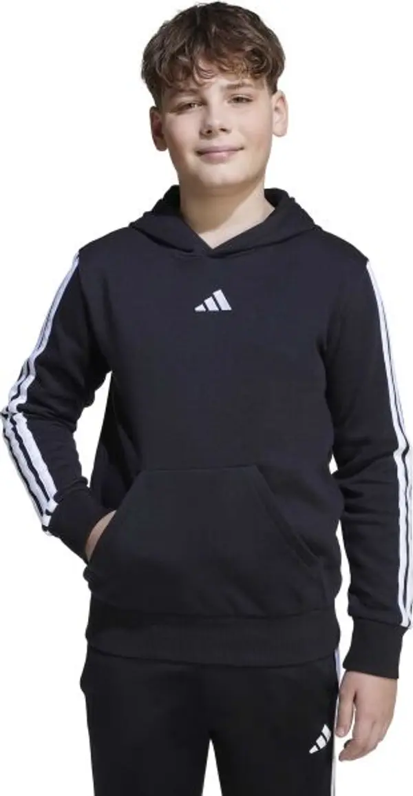 adidas adidas BIG LOGO ESSENTIALS COTTON Детски суитшърт, черно, размер