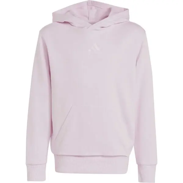 adidas adidas BIG LOGO ESSENTIALS COTTON Детски суитшърт, розово, размер