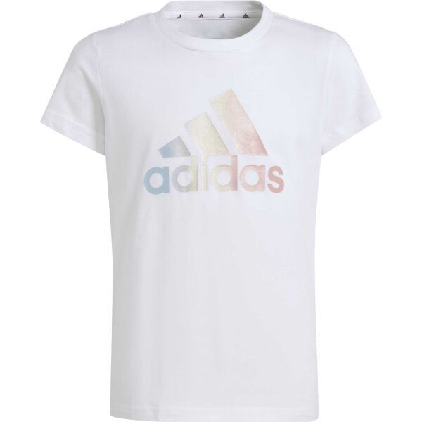 adidas adidas BIG LOGO T-SHIRT Тениска за момичета, бяло, размер