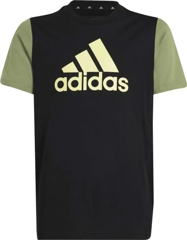 adidas adidas BIG LOGO TEE Момчешка тениска, черно, размер
