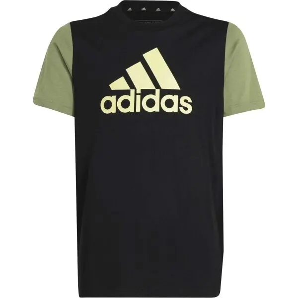 adidas adidas BIG LOGO TEE Момчешка тениска, черно, размер